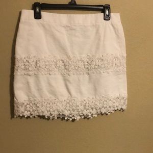 White skirt